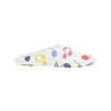 Rainbow Music Notes Women's Cotton Slippers