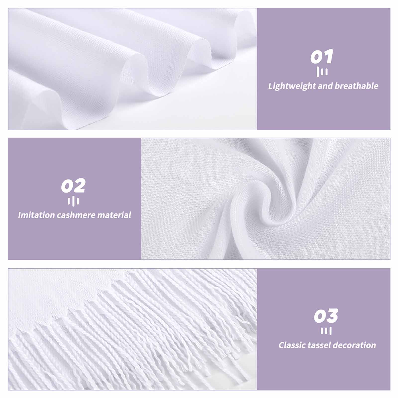 Music Dark Tassel Scarf