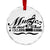 "Music Is Not What I Do" Crystal Hanging Ornament