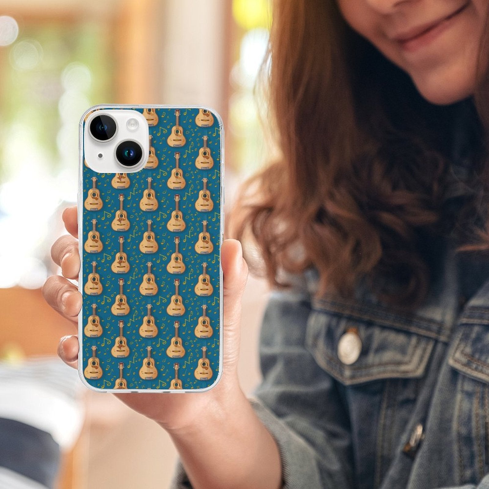 Guitar Pattern iPhone Phone Case