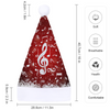 Treble Clef Christmas Sequin Santa Hat