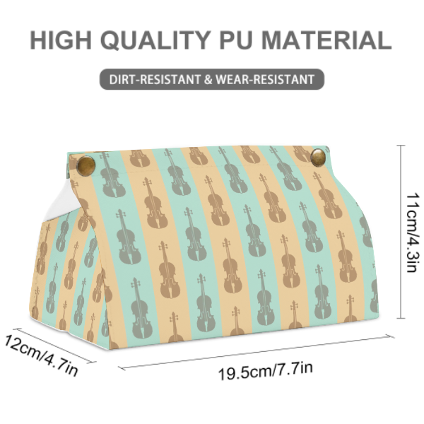 Violin Tissue Box Cover