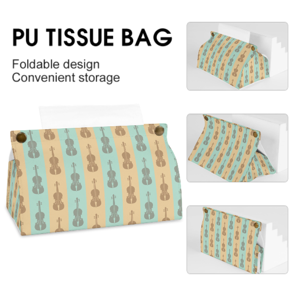 Violin Tissue Box Cover