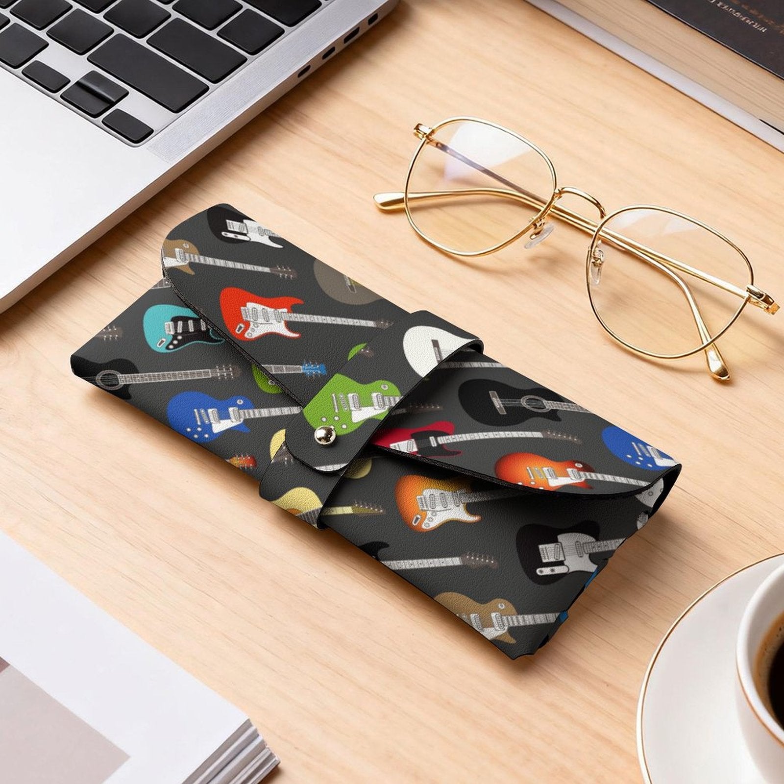 Guitars PU Leather Glasses Case