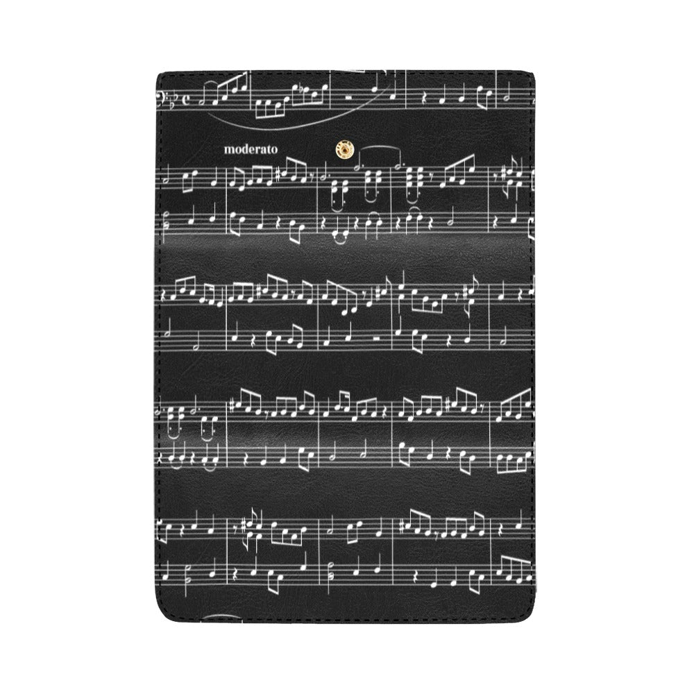 Black Music Scores Women's Trifold Wallet