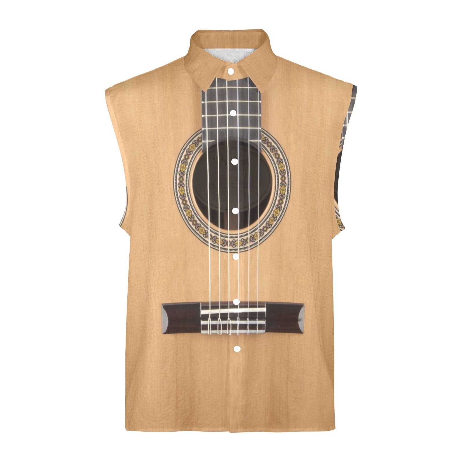 Classic Guitar Men's Sleeveless Shirt