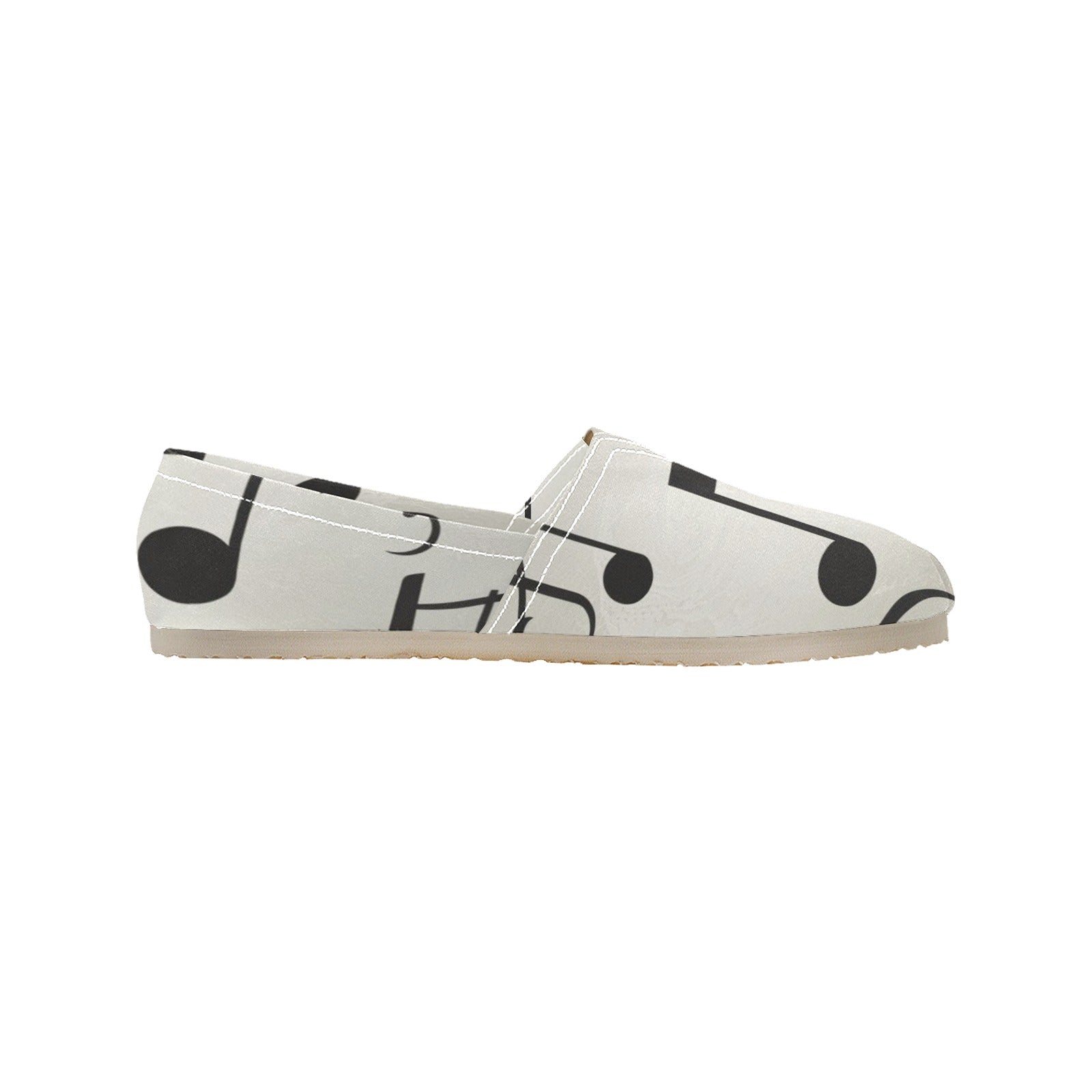 Simple Music Women's Canvas Slip-On Shoes