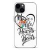 Music is Life Quote White iPhone Phone Case