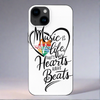 Music is Life Quote White iPhone Phone Case