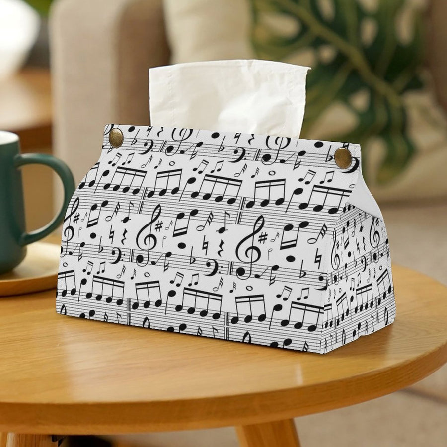 Music Scores Tissue Box Cover