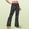 Music Wave Crossover High Waist Flare Leggings