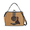 Guitar Kisslock Two-Way Handbag
