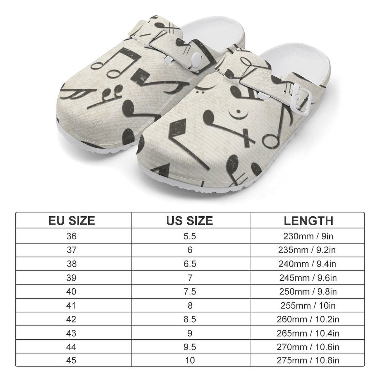 Music Light Women's Buckle Clog