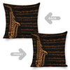 Classic Music Print Linen Pillowcase (Set of 4)