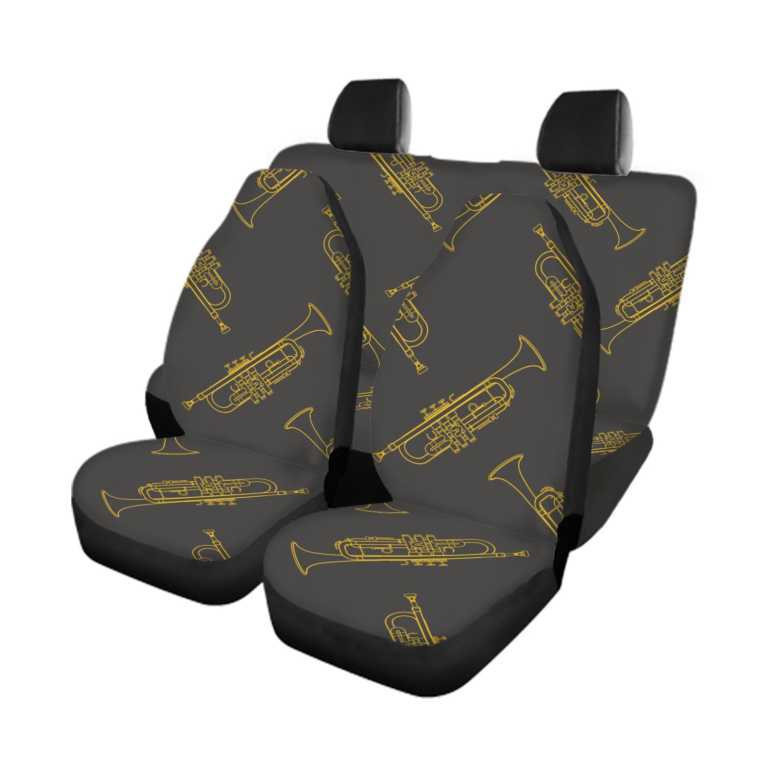 Trumpet Pattern Car Seat Cover (Full Set)