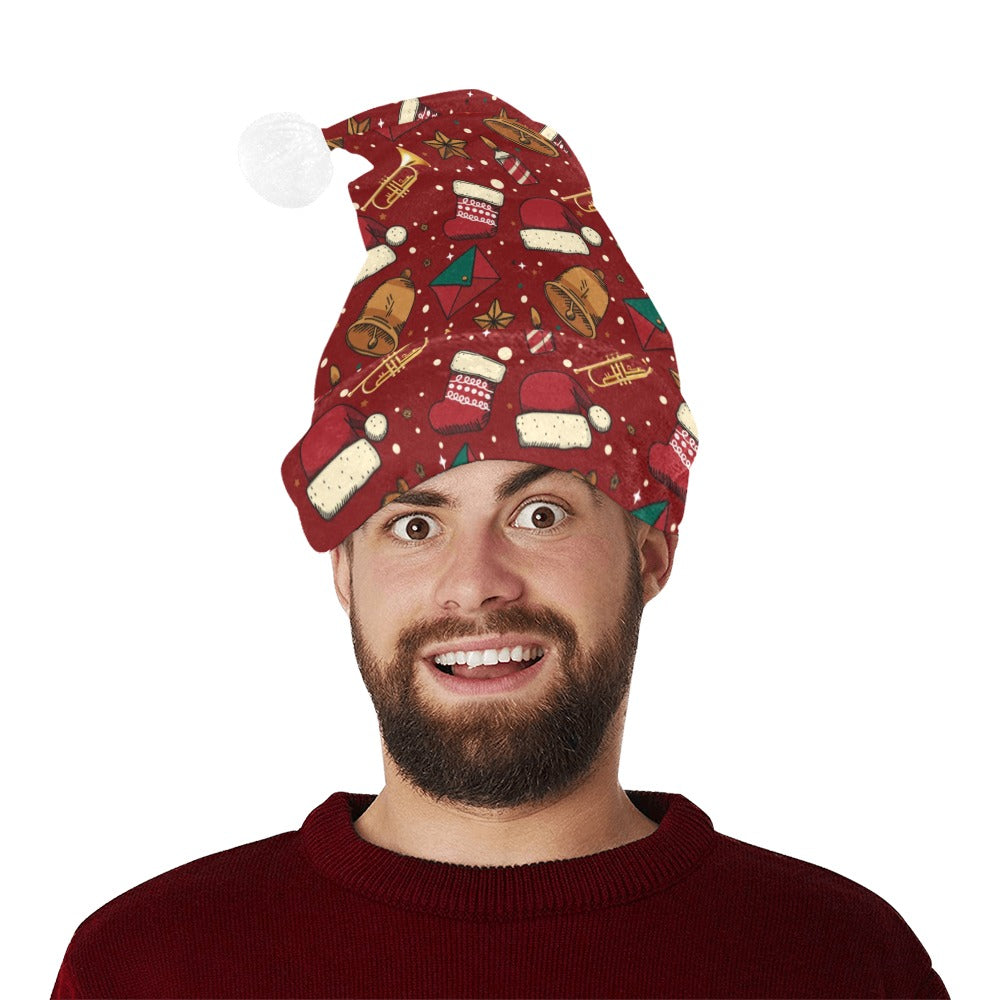 Trumpet Christmas Santa Hat