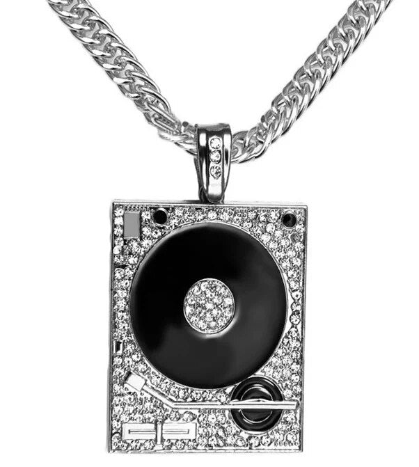 DJ Phonograph Big Necklace - Artistic Pod