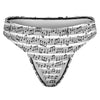 Music Sheet Women's Cotton Underwear