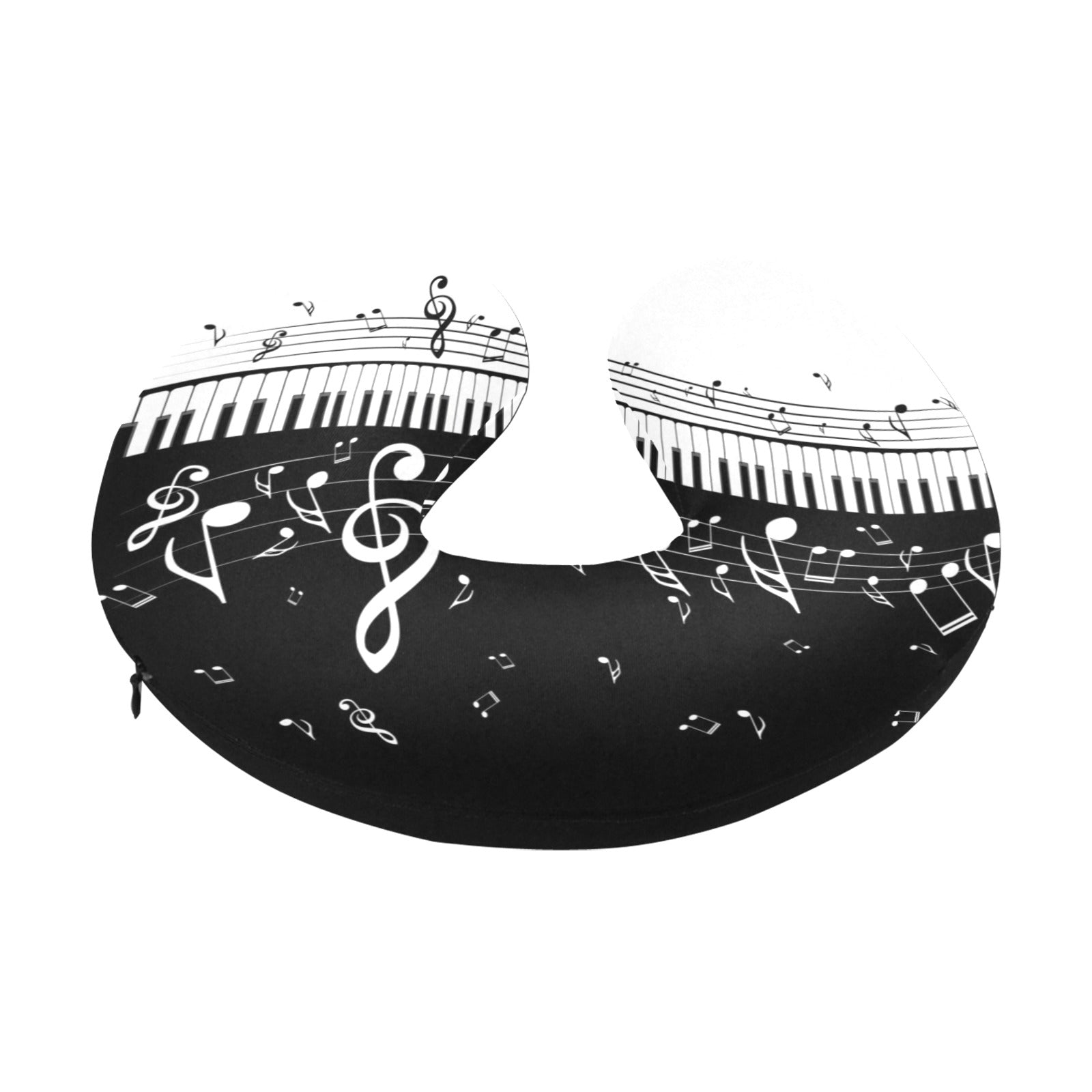 Classic Piano U-Shaped Travel Neck Pillow