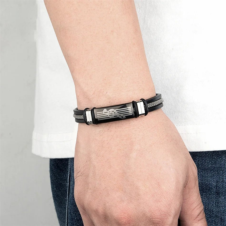 Classic Music Note Bracelet