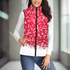 Winter Music Holiday Women's Padded Vest