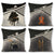Piano Violin Drum Trumpet Linen Pillowcase (Set of 4)
