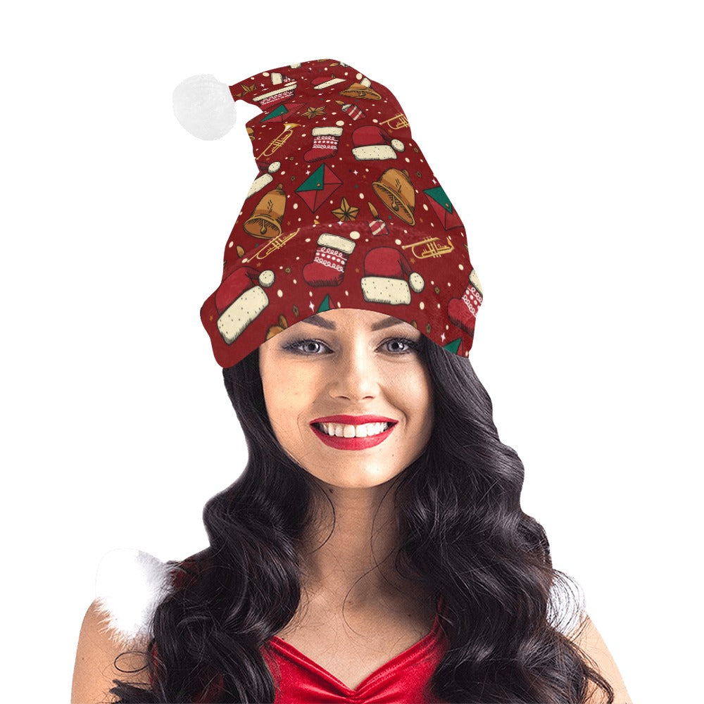 Trumpet Christmas Santa Hat