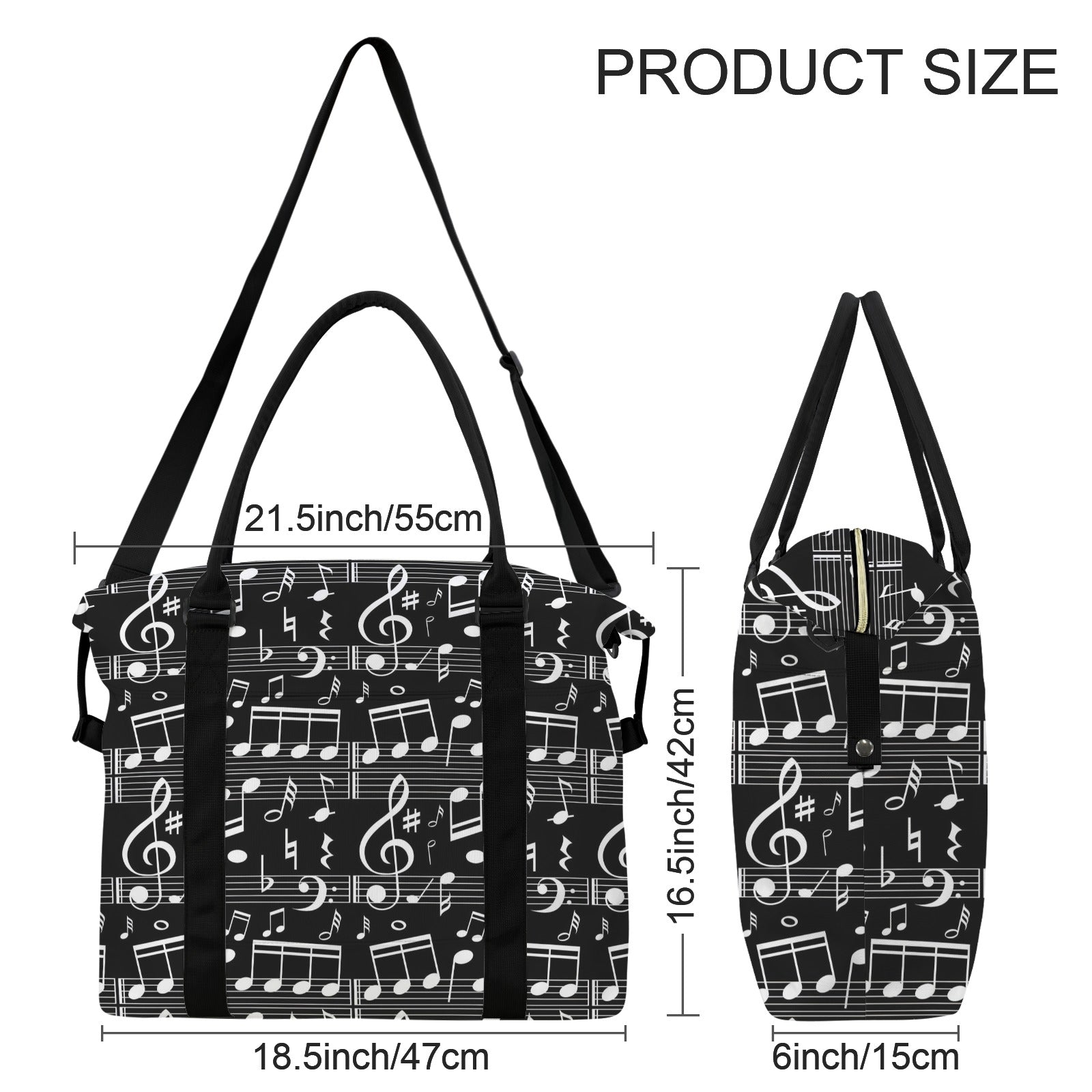 Music Scores Large Travel Bag