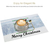 Music Bass Clef Christmas PVC Placemats