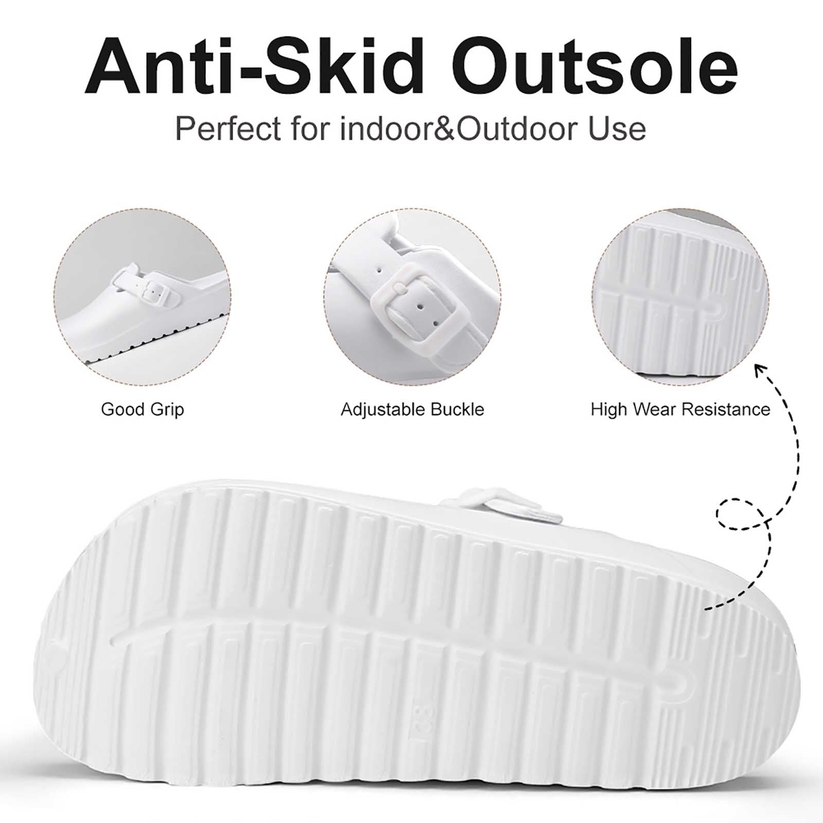 Music Light Women's Buckle Clog