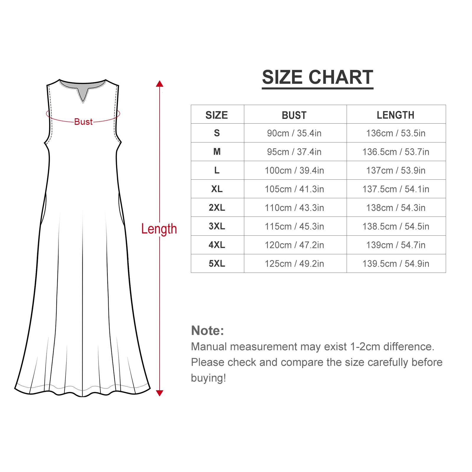 Classic Music Notes Sleeveless Long Dress