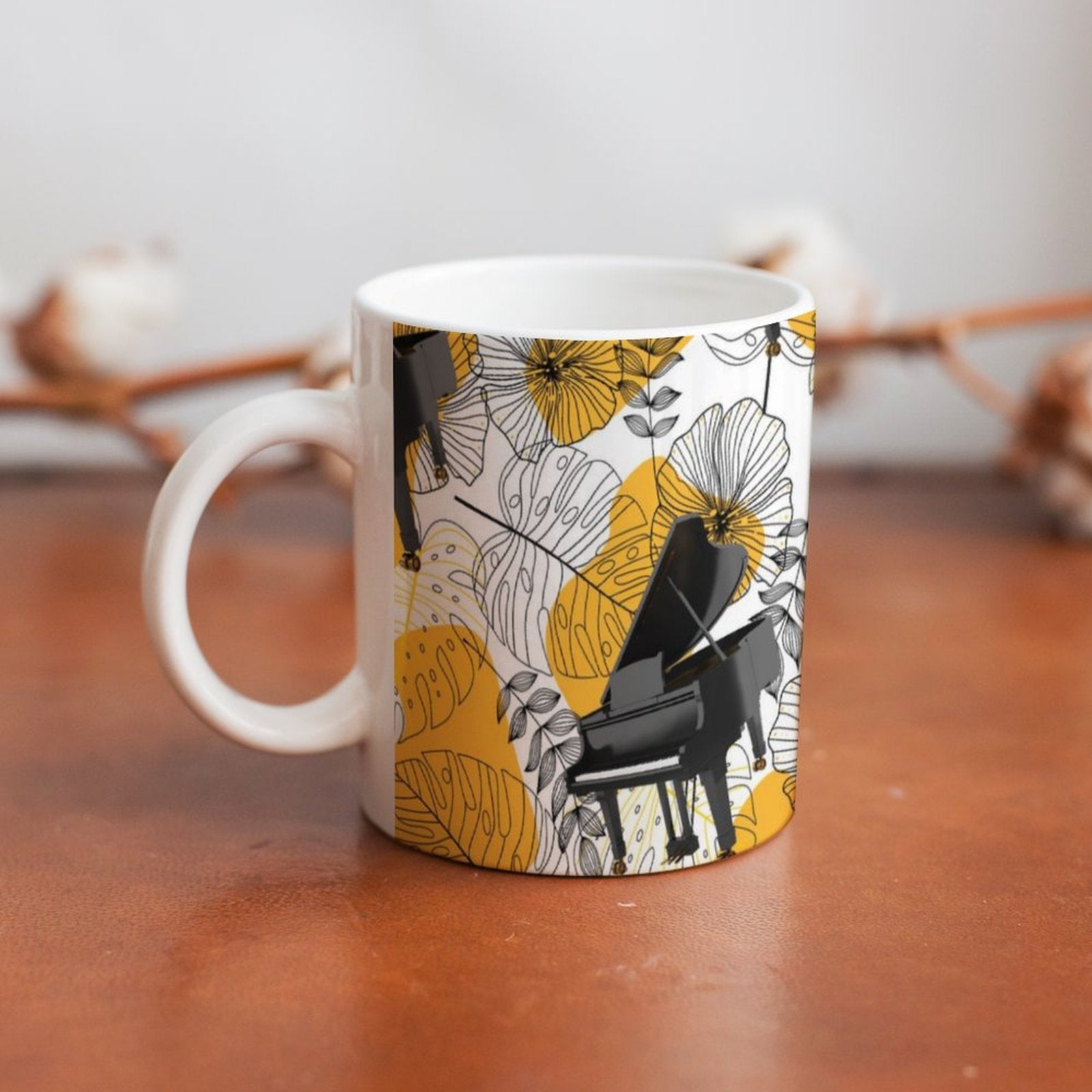 Grand Piano White Mug