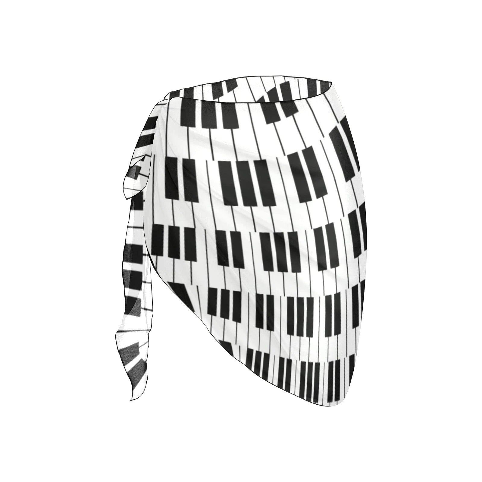 Piano Keyboard Women's Beach Sarong Wrap