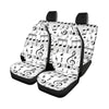 Music Staff Car Seat Cover (Full Set)