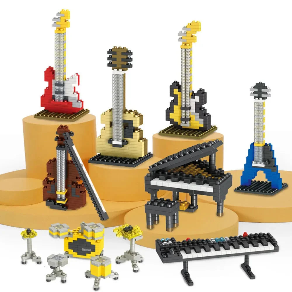 Mini Musical Instrument Building Blocks Toy