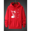 Music Note Pattern Hoodie