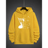 Music Note Pattern Hoodie