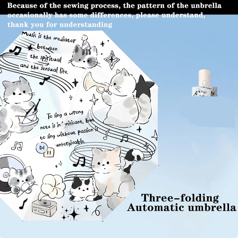 Music Cat Umbrella