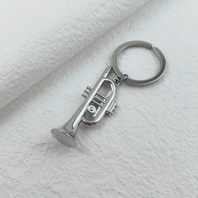 Trumpet Pendant Keychain