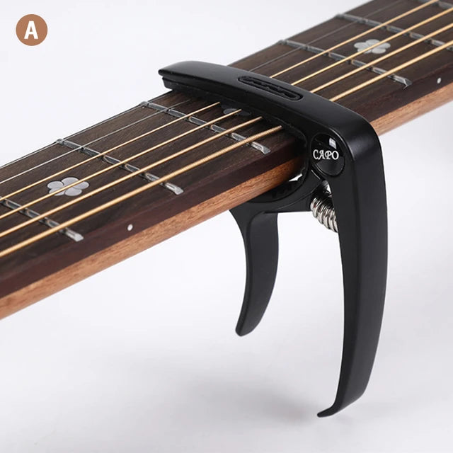 Wood/Metal Guitar Pick Holder Capo