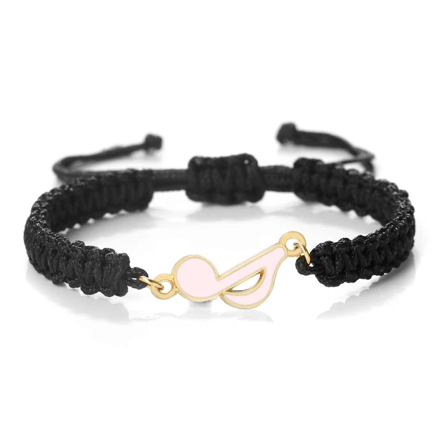 Colorful Music Note Friendship Bracelet
