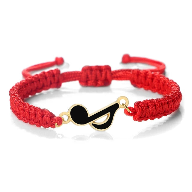 Colorful Music Note Friendship Bracelet