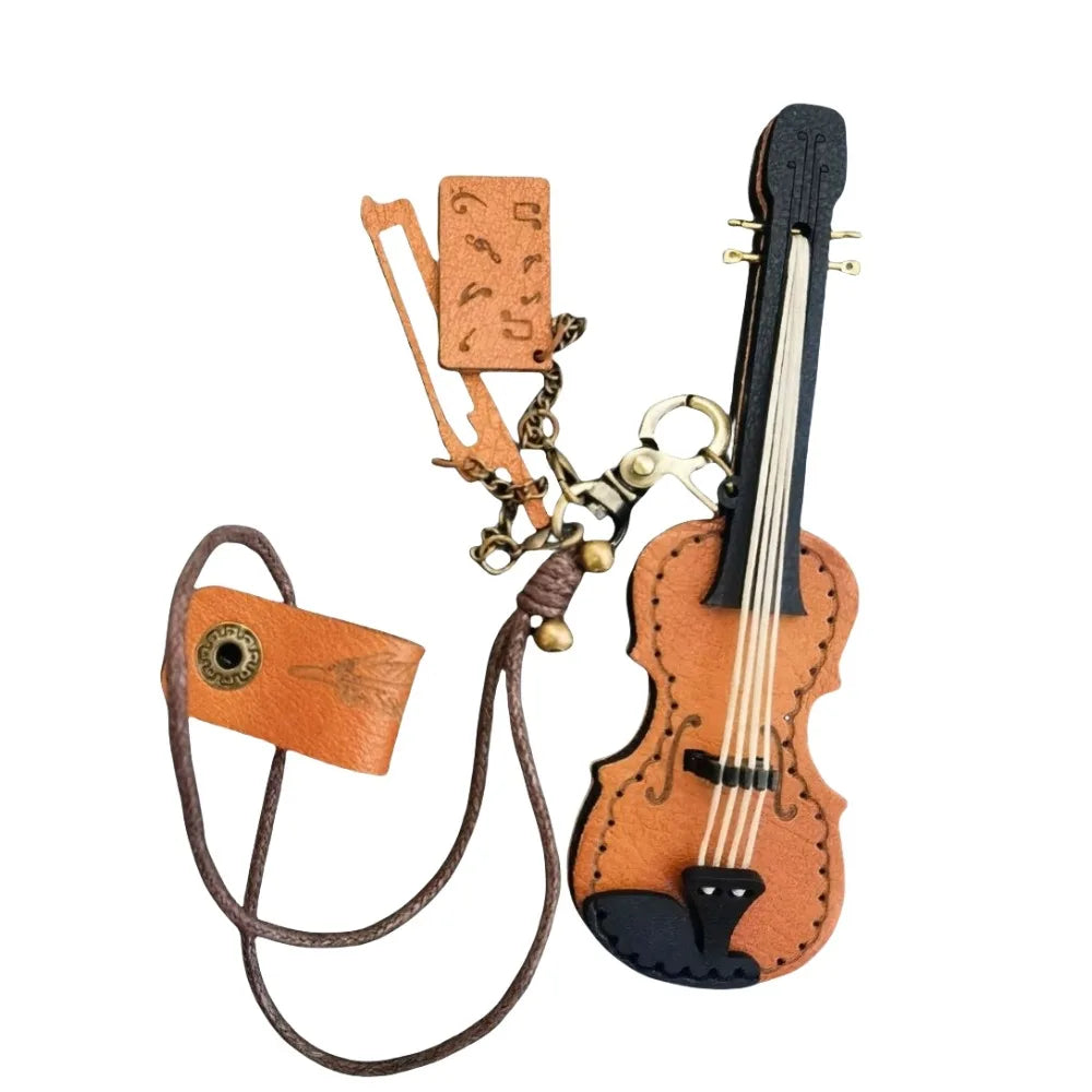 Exclusive Violin Leaher Keychain