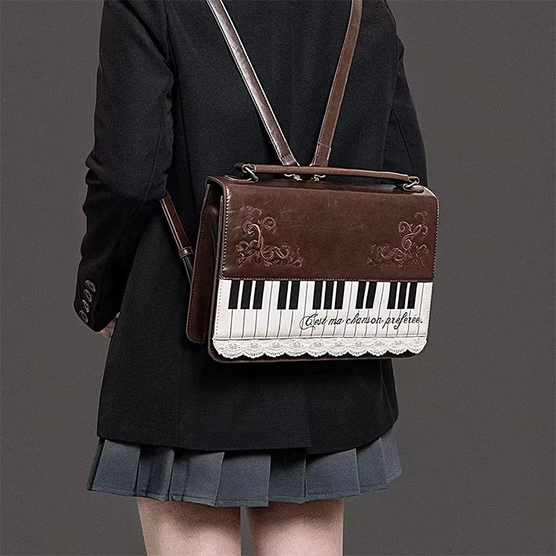 Vintage Piano Crossbody & Shoulder Bag