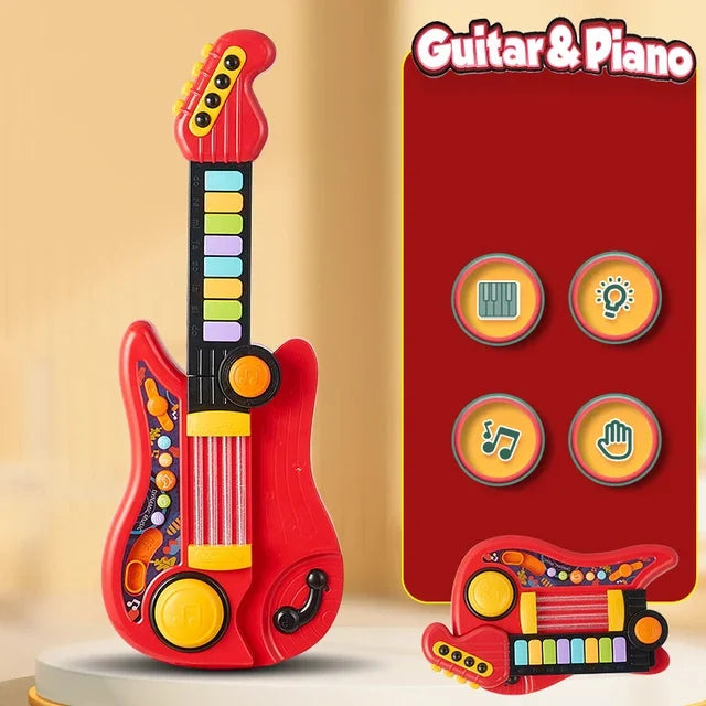 2 IN 1 Guitar & Piano Electronic Toy