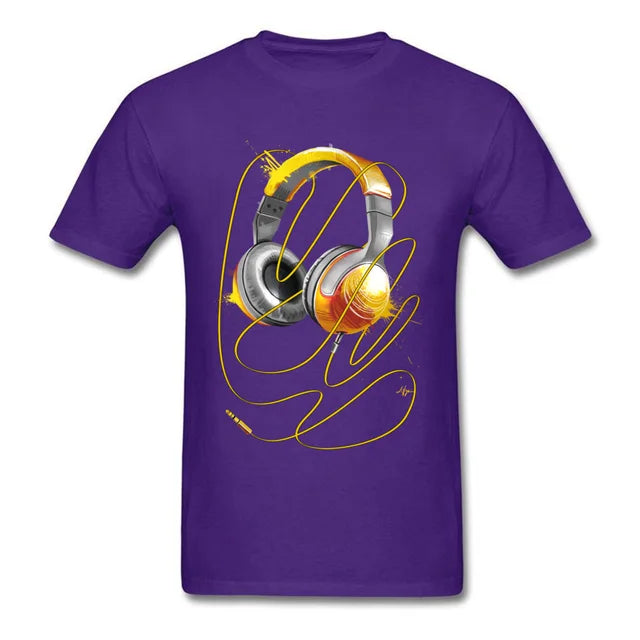 Love Headphone & Music T-shirt
