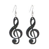 Music Treble Clef Acrylic Earrings