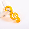 Guitar & Music Notes Acrylic Carabiner Clip