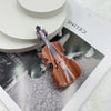 Violin Hair Claw Shark Clip