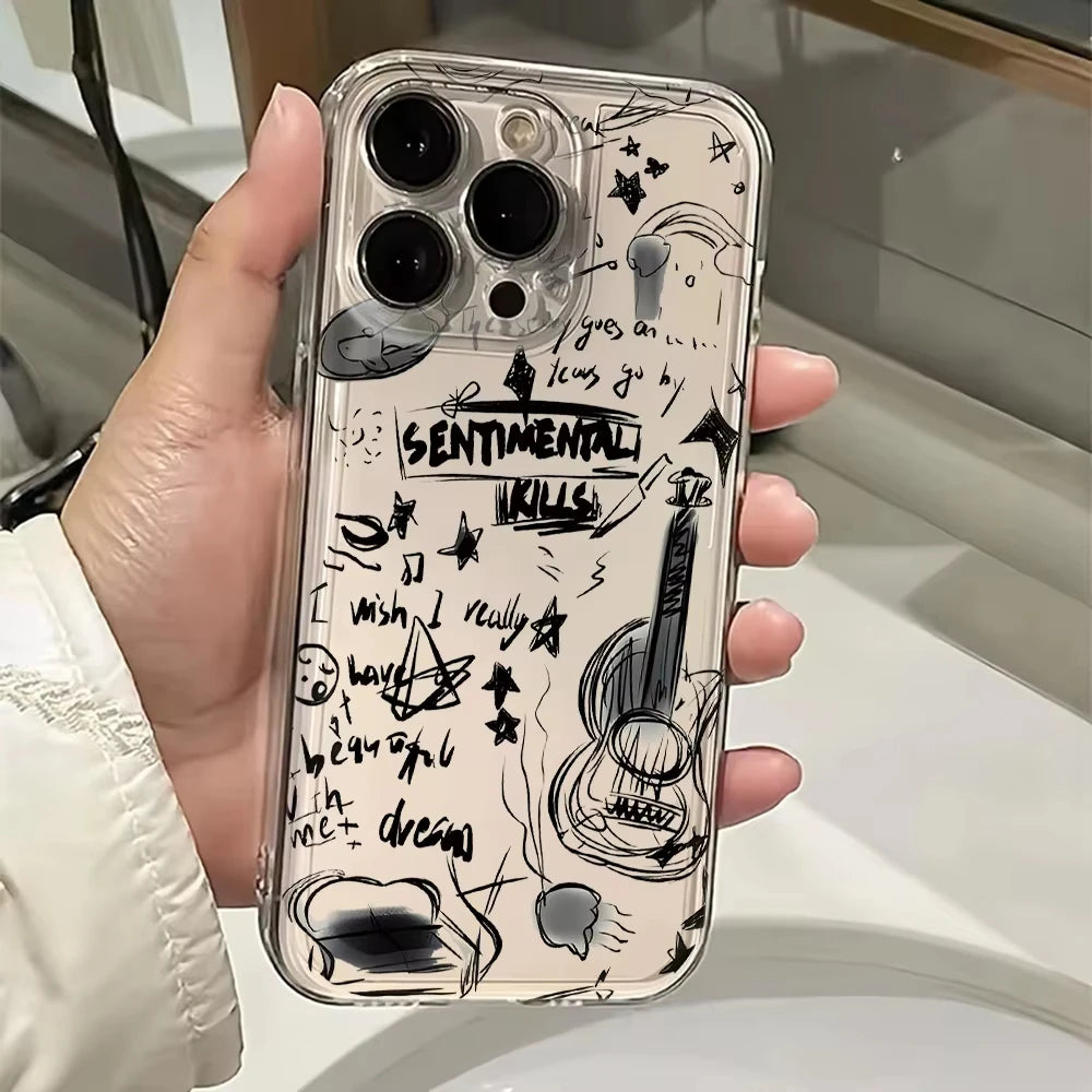 Music Cat & Dog iPhone Phone Case